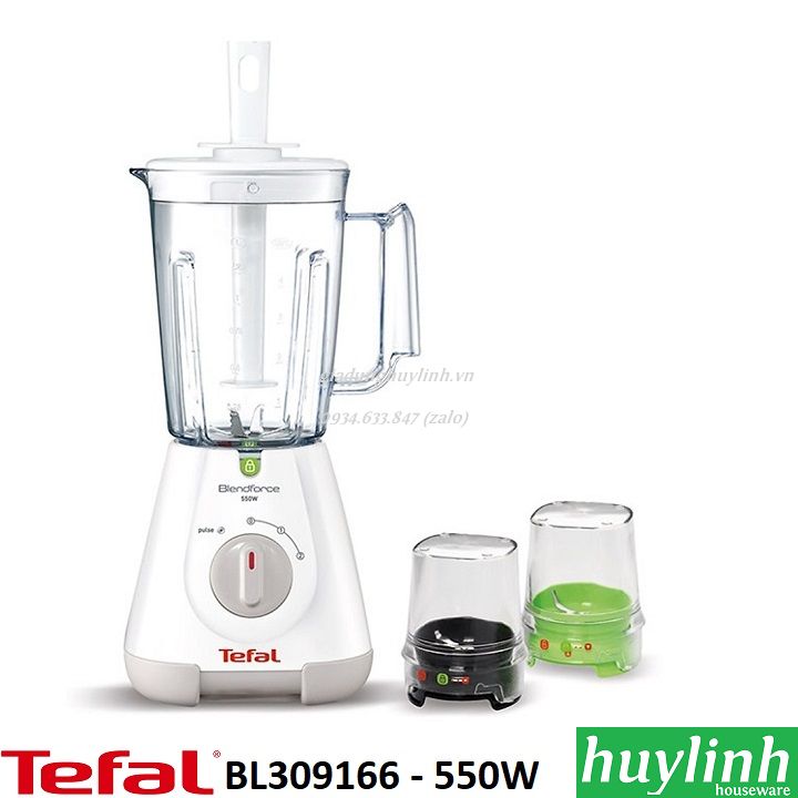 Máy xay sinh tố tefal bl309166 - 550w - 3 cối