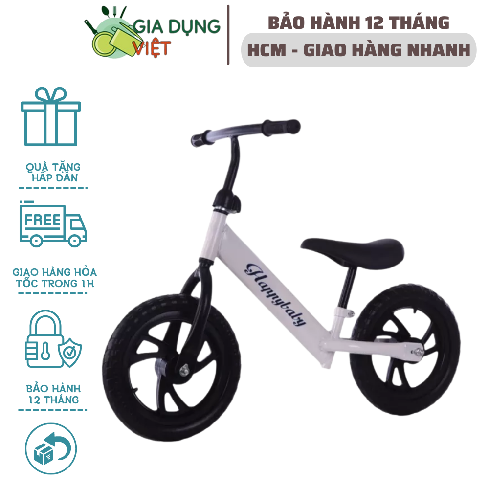 Xe Thăng Bằng 2 Bánh Chòi Chân Cho Bé Tập Luyện, Chất Liệu Siêu Nhẹ Bánh Cao Su Đặc, Dành cho Các Bé Từ 2 Đến 6 Tuổi , Khung Thép Chắc Chắn, Có Thể Điều Chỉnh Chiều Cao Yên Xe Và Tay Lái