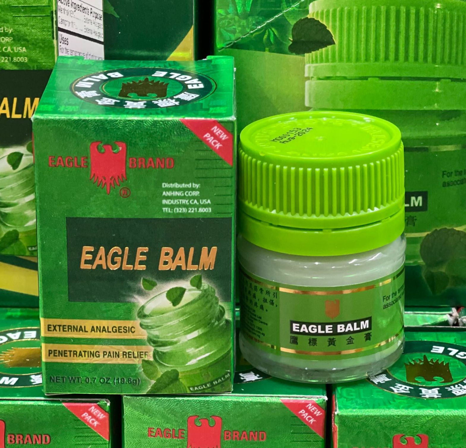 Dầu cù là con ó eagle balm eagle brand 19,8g của mỹ