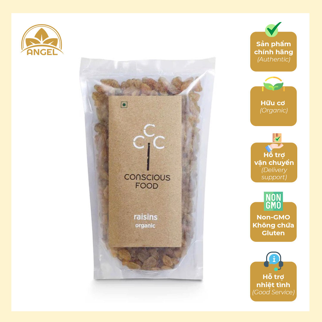 Nho khô Raisins nhập khẩu 500gr FREESHIP MAX Angel Foods