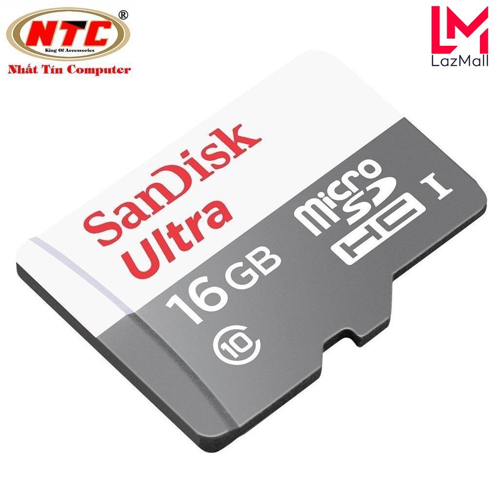 Thẻ nhớ microsdhc sandisk ultra 16gb 80mb/s - nhat tin authorised store