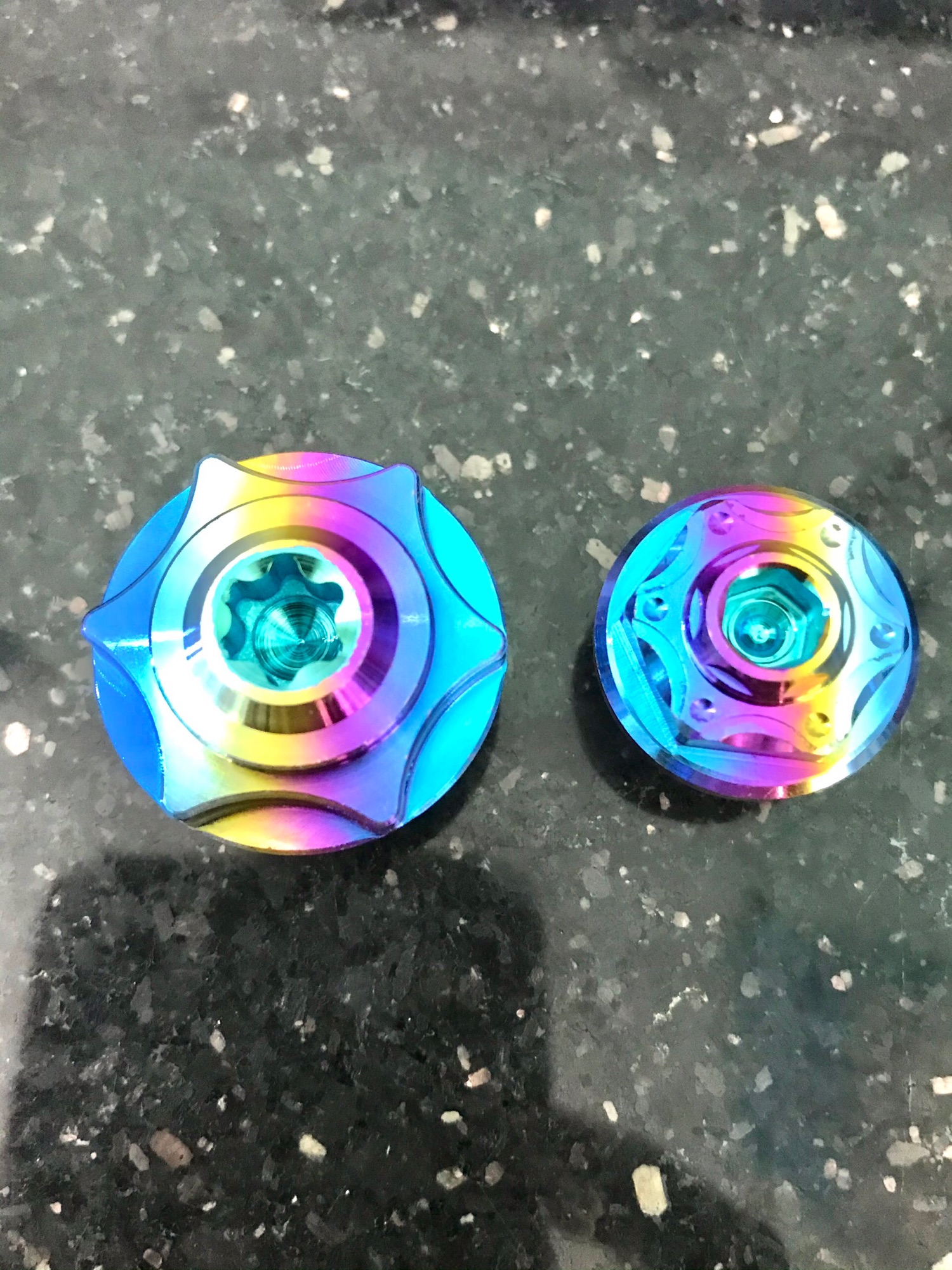 Ốc Titanium Nắp nhớt - Mâm lửa exciter150