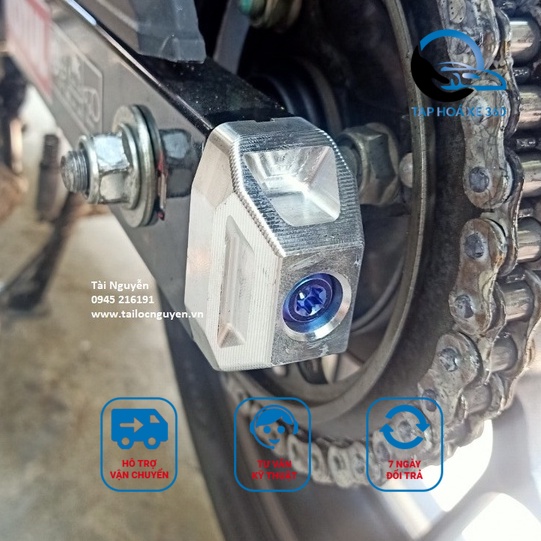 Pát tăng sên âm nguyên khối cnc cho winner , winnerx , sonic , exciter150 , satria , ex150 , raider