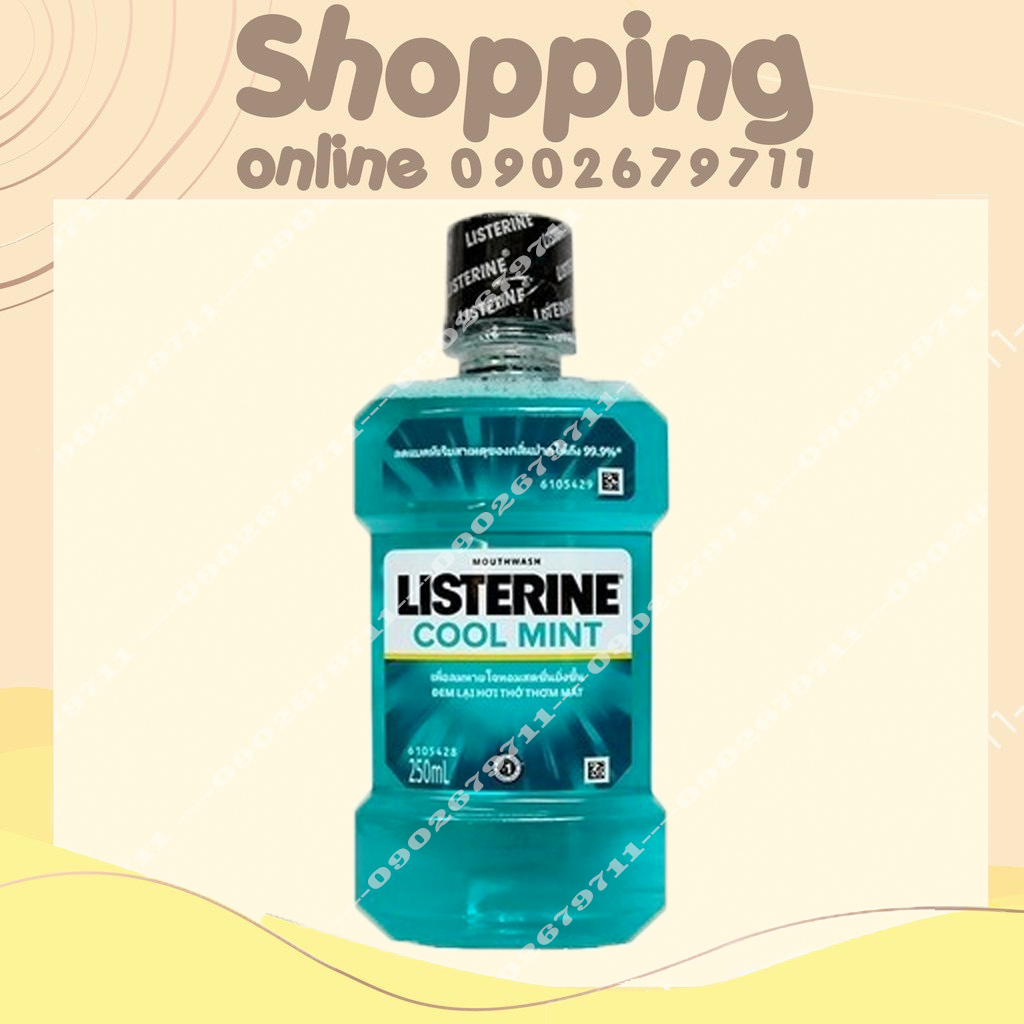 Nước súc miệng listerine thái lan 750ml
