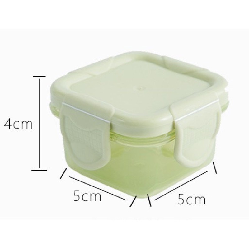 Hộp Trữ Đông, Hộp Đựng Đồ Ăn Dặm 60Ml - 150Ml Kèm Nắp Có Khoá Chắc Chắn Cho Bé