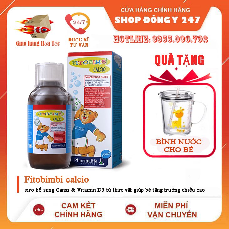 Fitobimbi calcio bổ sung calci cho bé