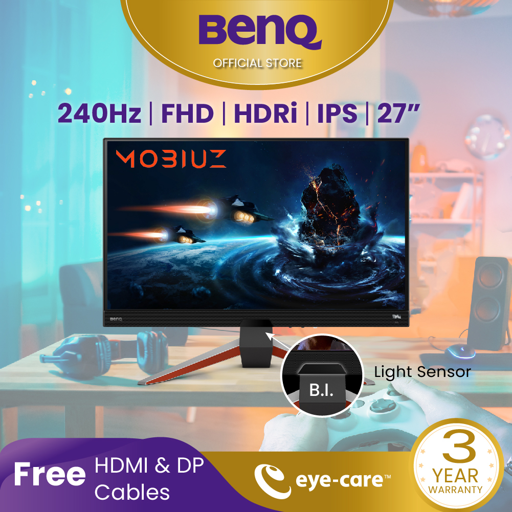 BenQ MOBIUZ Gaming Monitors EX270M 1ms 27 240Hz FHD Gaming Monitor