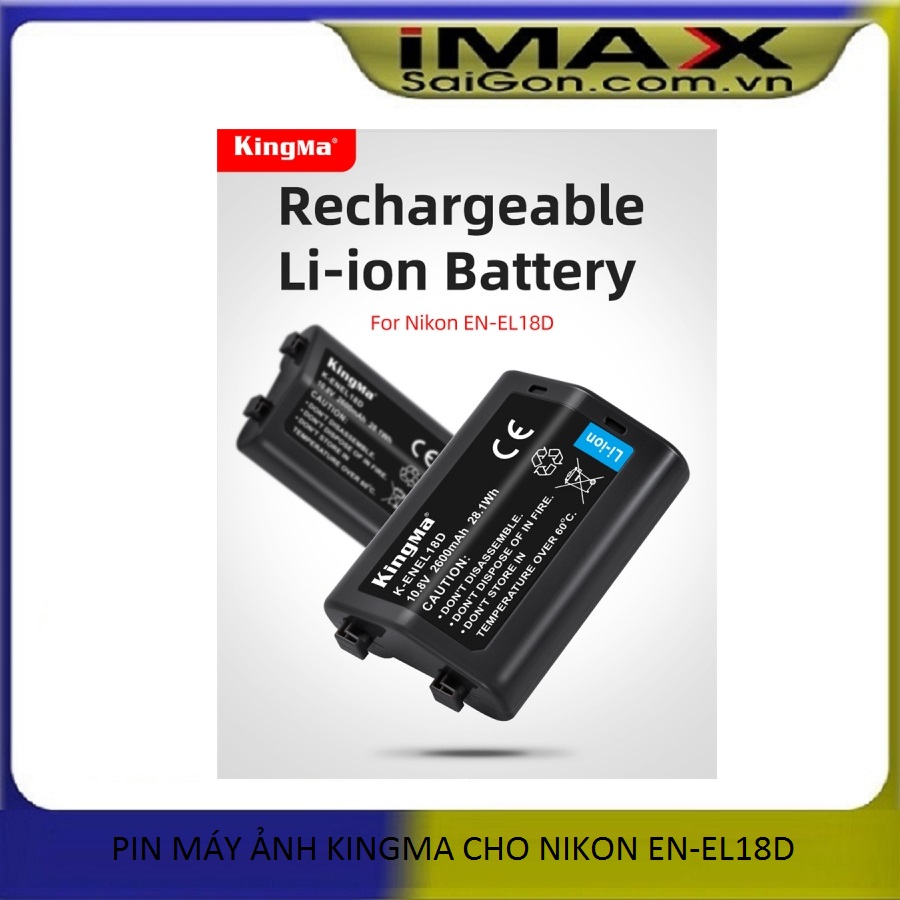 PIN MÁY ẢNH KINGMA CHO PIN EN-EL18D