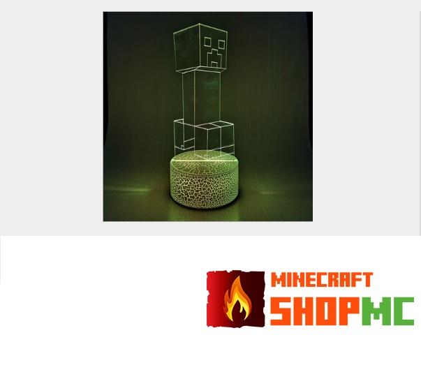 Đèn Led 3D Minecraft – Điều khiển từ xa