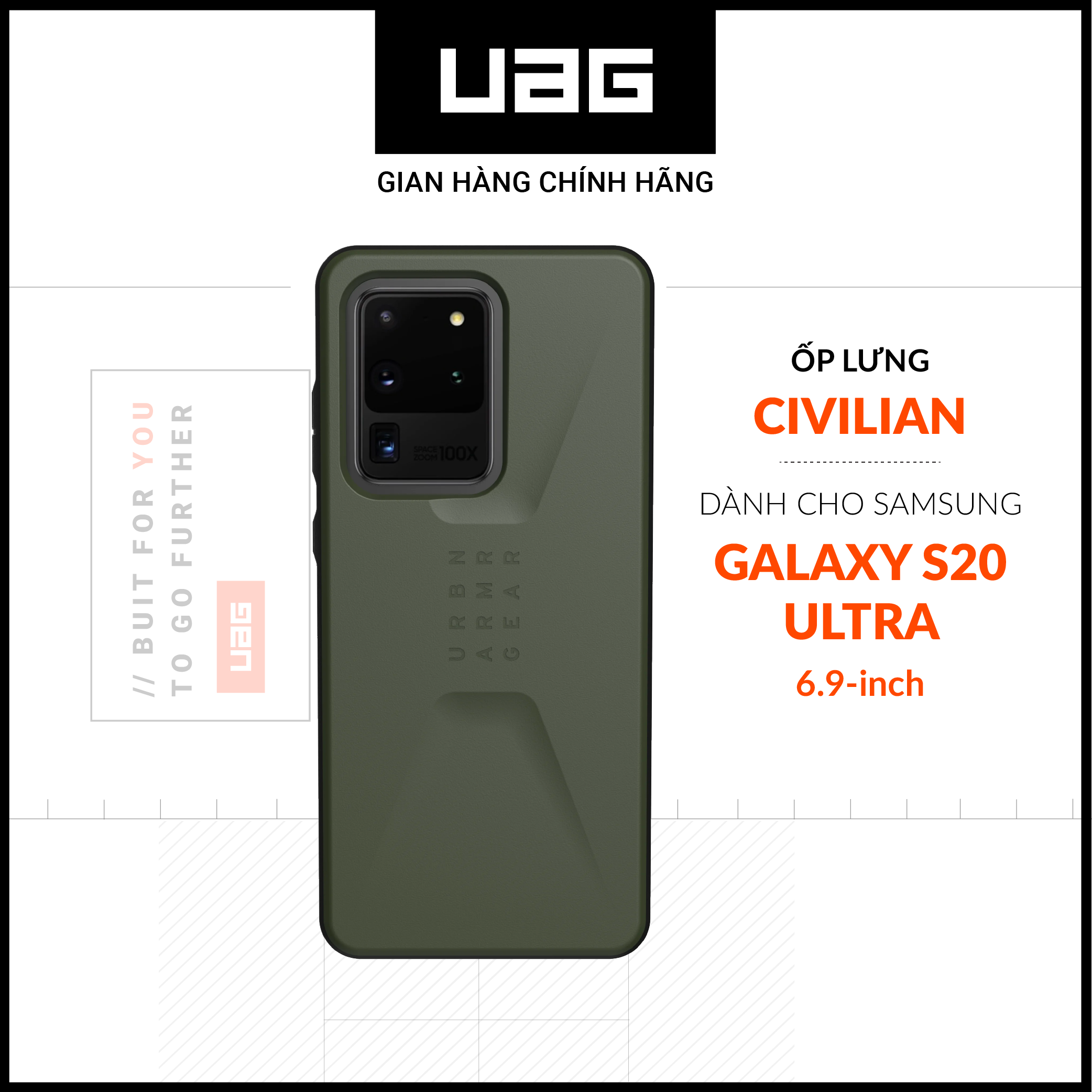 Ốp lưng UAG Civilian cho Samsung Galaxy S20 Ultra