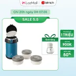 (SALE 5.5)Hộp cơm giữ nhiệt inox 304 Elmich EL8303 dung tích 2L