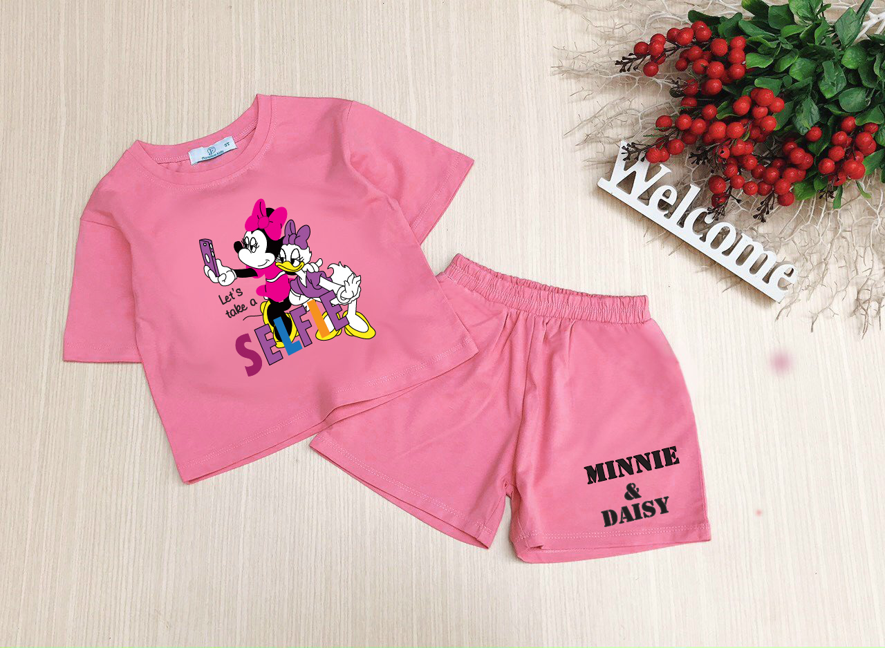 Bộ đồ cho bé gái minnie & daisy từ 8kg đến 25kg