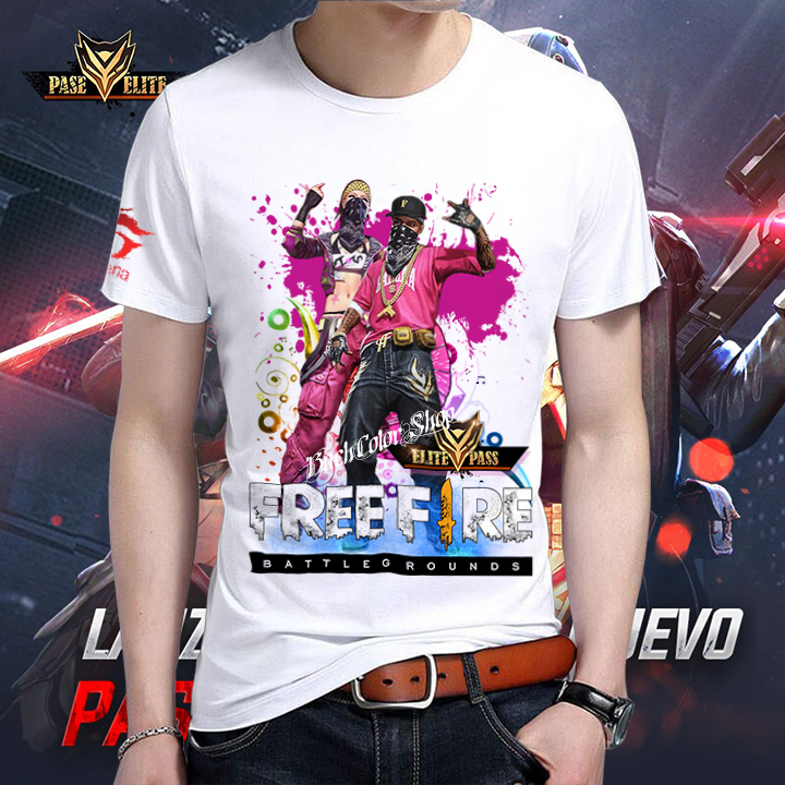 Áo thun free fire hiphop t
