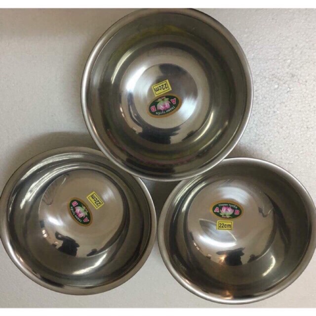 Bát inox size 22cm