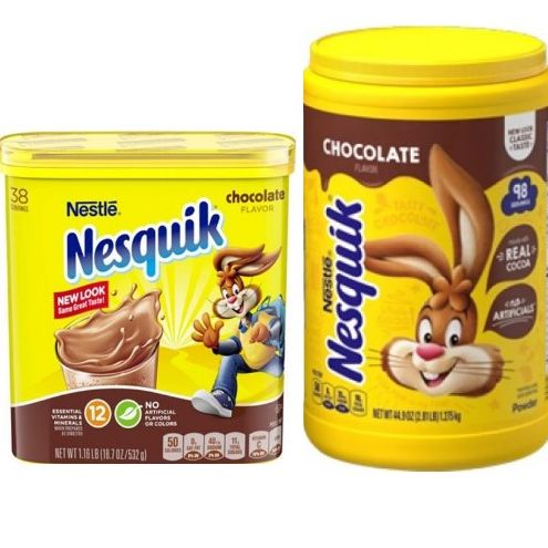 Bột socola sữa Nestle Nesquik Chocolate Flavor của Mỹ hộp 500gr và 1.27kg