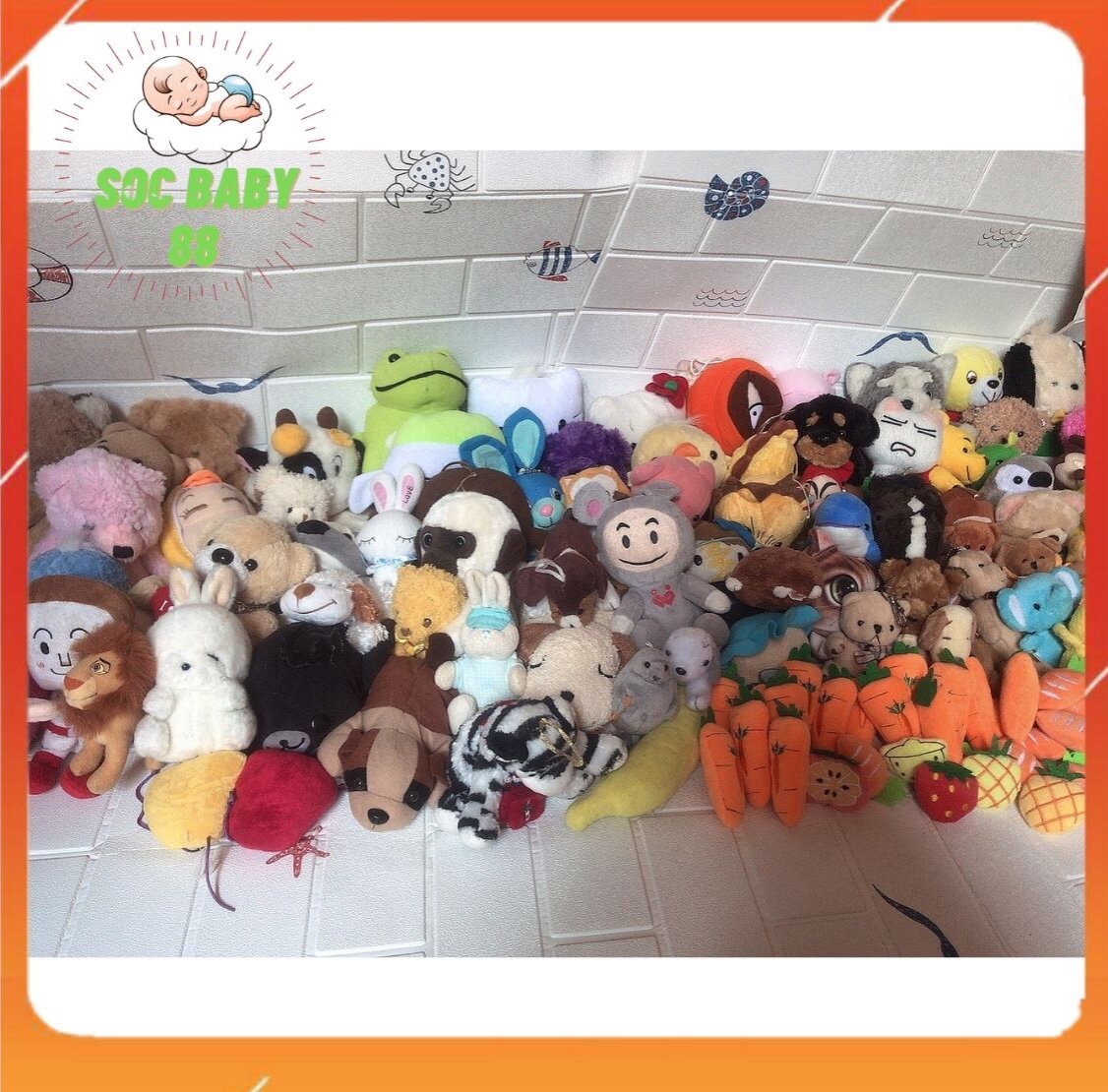 Gấu Bông Giá Rẻ Cho Bé, Gấu Bông Soc Baby 88