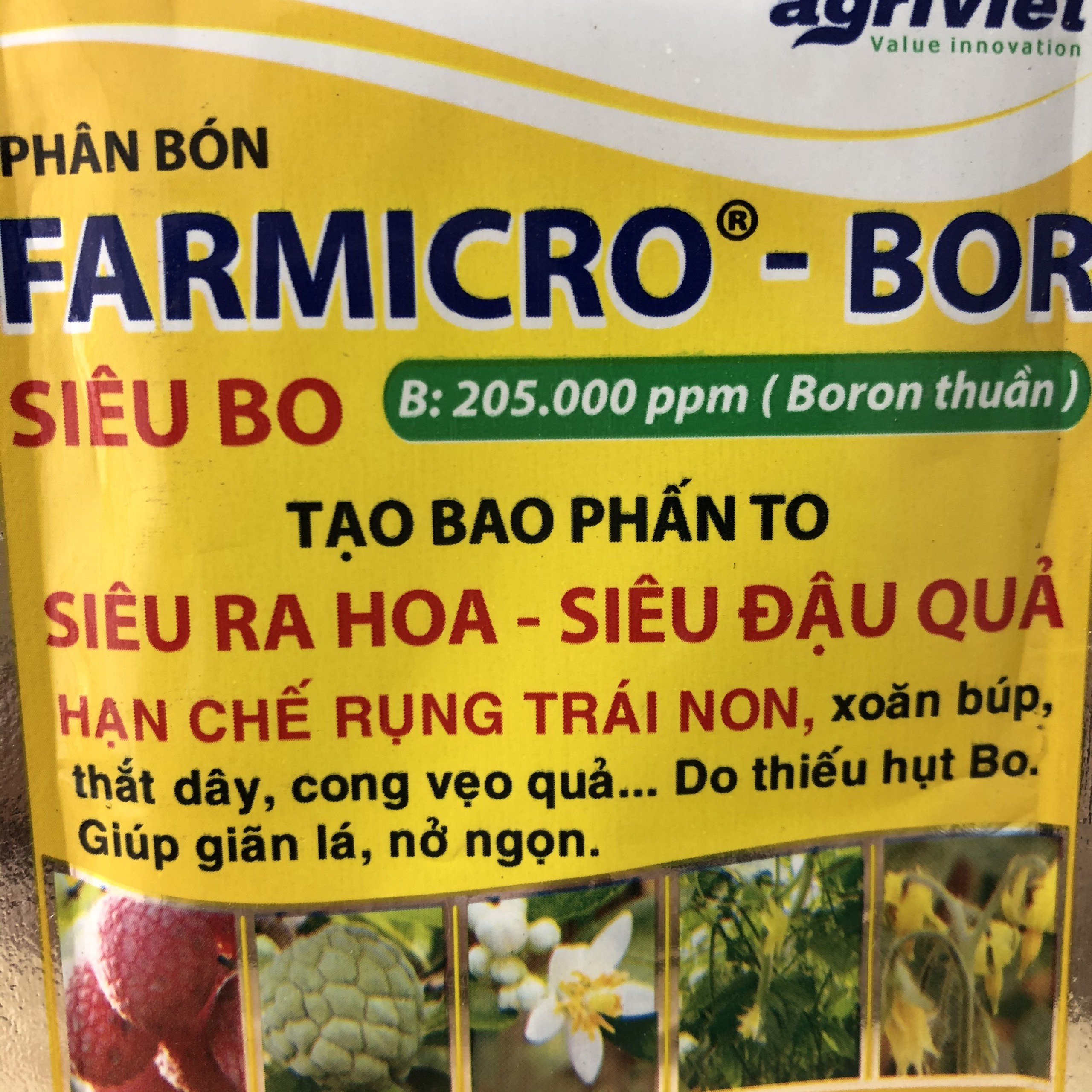 Kích Thích Ra Hoa, Đậu Quả; Chống Rụng Hoa, Chống Rụng Quả Non Siêu bo 10g; Chống Cong Vẹo Quả; Làm sáng mã, đẹp quả