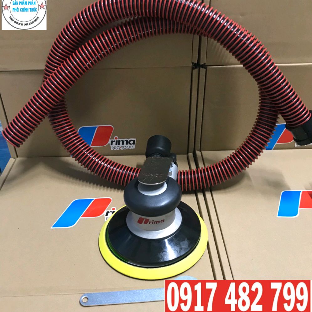 [HCM]MÁY CHÀ NHÁM HƠI PRIMA CÓ HÚT BỤI ĐẾ 6 INH 150mm