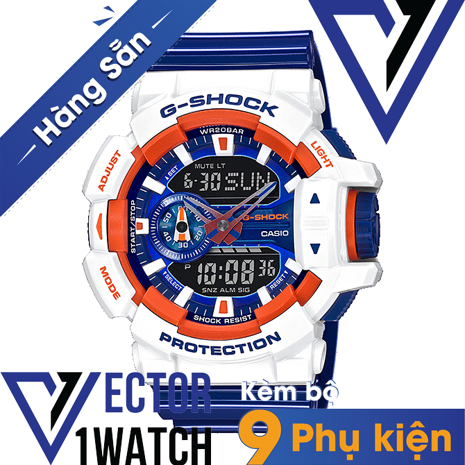 Đồng hồ thể thao nam nữ G-Shock GA-400CS-7A Full phụ kiện