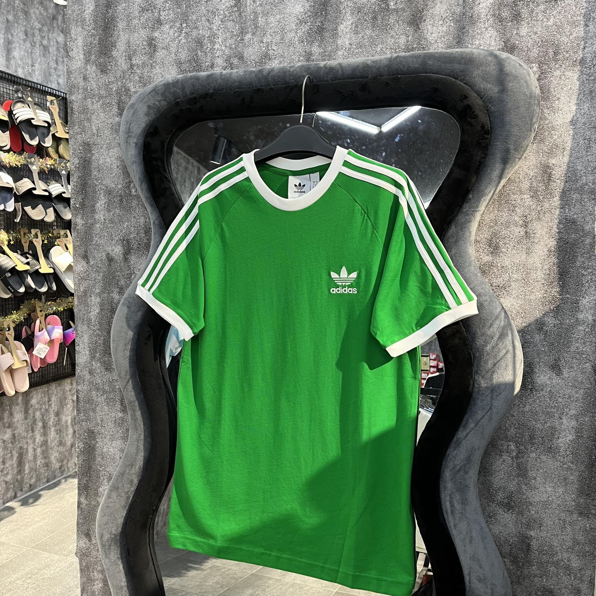 Áo thun chính hãng adidas adicolor classics 3-stripes shop xám store