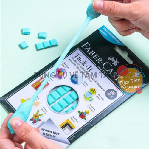 Đất sét dính Tack it Faber Castell, Blue TacK-Dụng cụ vẽ Tâm Tâm