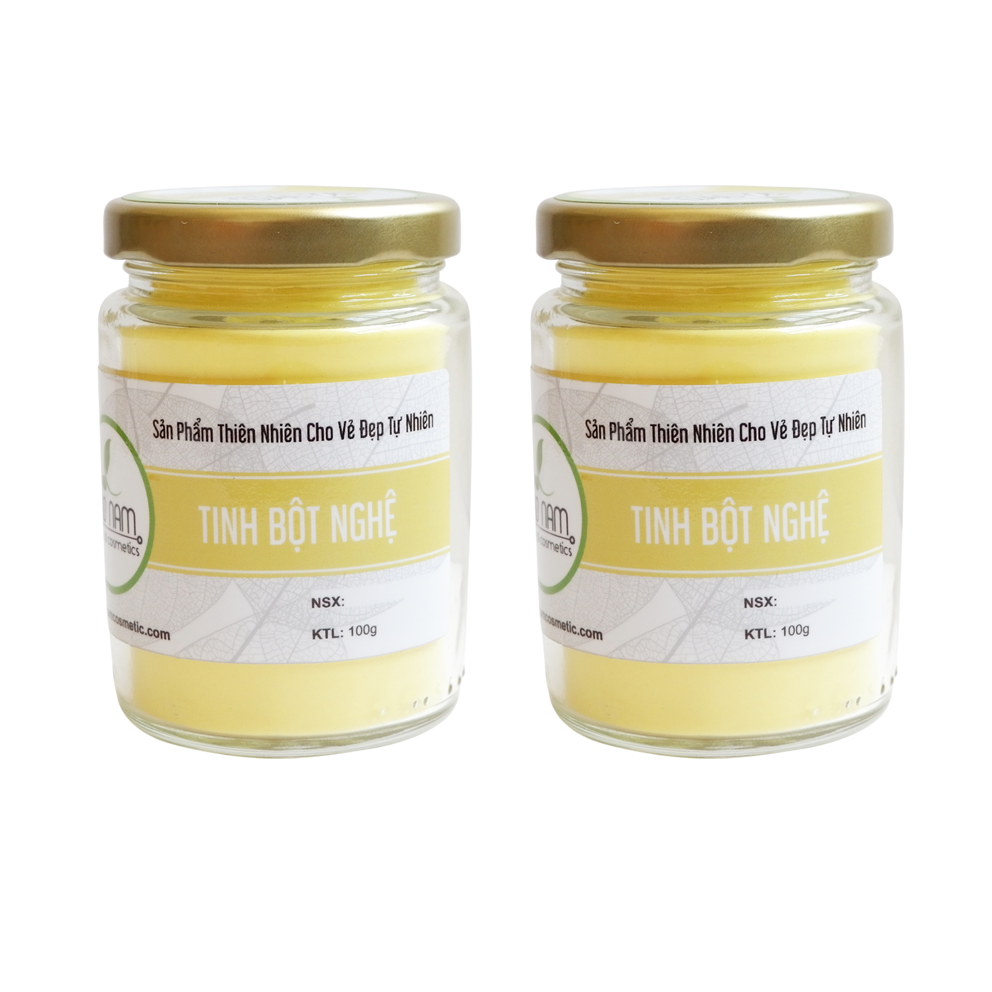 [HCM]2 Hũ tinh bột nghệ vàng Bảo Nam ( mỗi hũ 100gr)