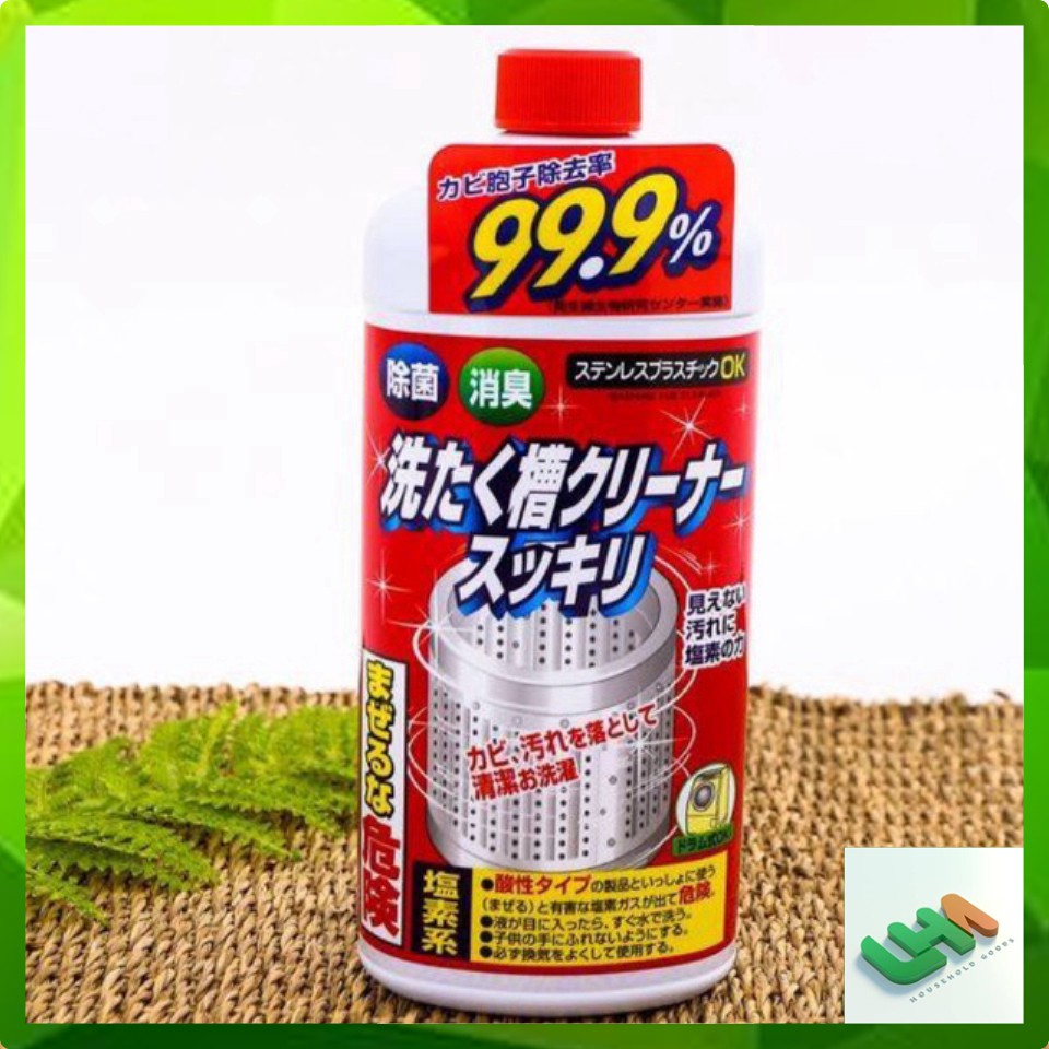 Nước tẩy lồng máy giặt nhật rocket 99.9% nội địa nhật bản diệt 99,9% vi khuẩn