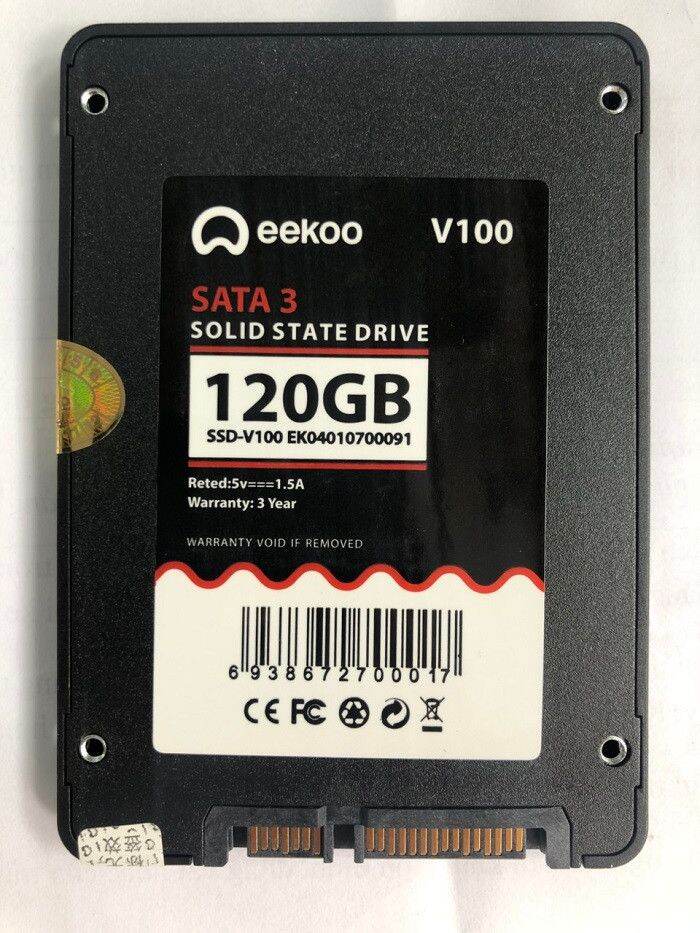 Ổ cứng ssd 120gb Eekoo dùng cho máy tính bàn, laptop - Chính hãng