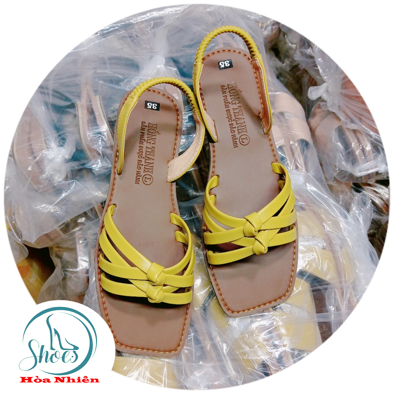 Sandal xăng đan đế bằng xuất xịn