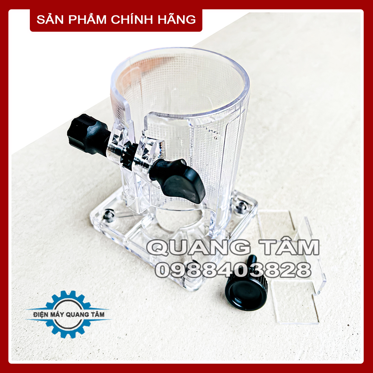 Bộ áo nhựa - đế máy soi mộng - máy phay dongcheng lắp máy phay dmp02-6 / dmp03-6 và dca amp02-6 / amp03-6