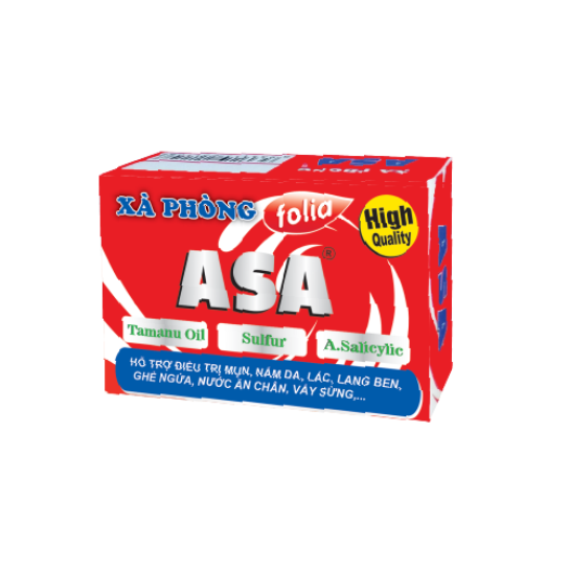 Xà phòng ASA hỗ trợ diệt khuẩn gây mụn, nấm, lác và các bệnh ngoài da 120gr