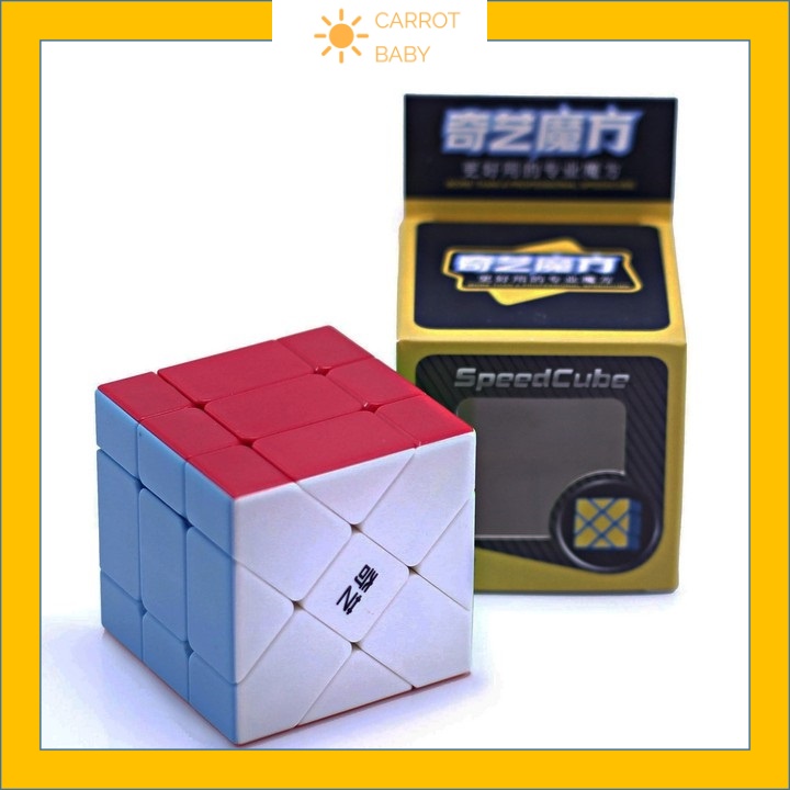 Đồ chơi trẻ em- rubik biến thể - rubik Fisher Cube QiYi Stickerless bằng nhựa an toàn cho trẻ em kích thước 5.6x5.6x5.6cm-rubix biến thể