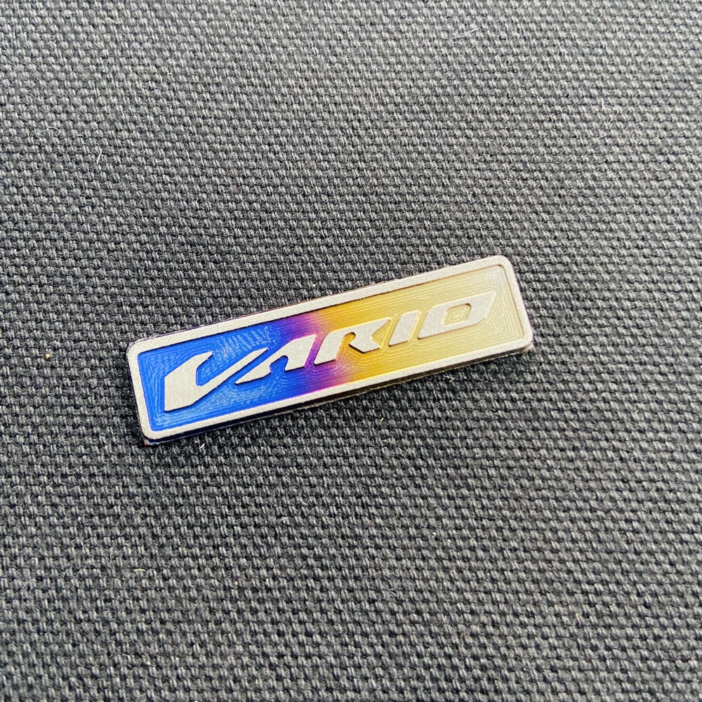 [HCM]TEM TITAN TRANG TRÍ XE VARIO 3D SẮC NÉT KEO 3M SIÊU DÍNH (1 TEM MINI)