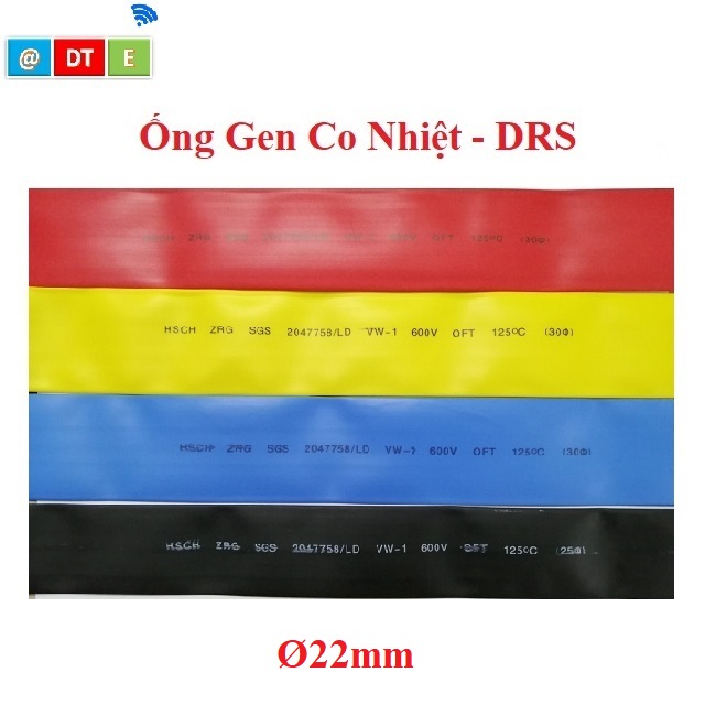 Ống gen co nhiệt phi 22, giá cho 25 mét/cuộn