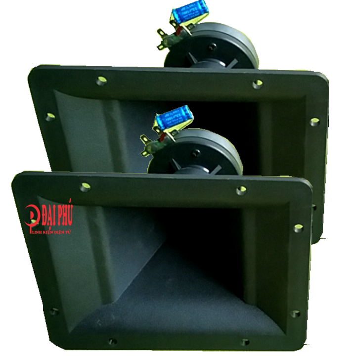 Loa treble kèn 250 kèm phễu 19cm x 15cm và tụ