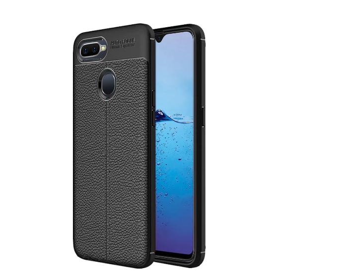 Ốp lung silicon dẻo vân da cho Oppo A5s