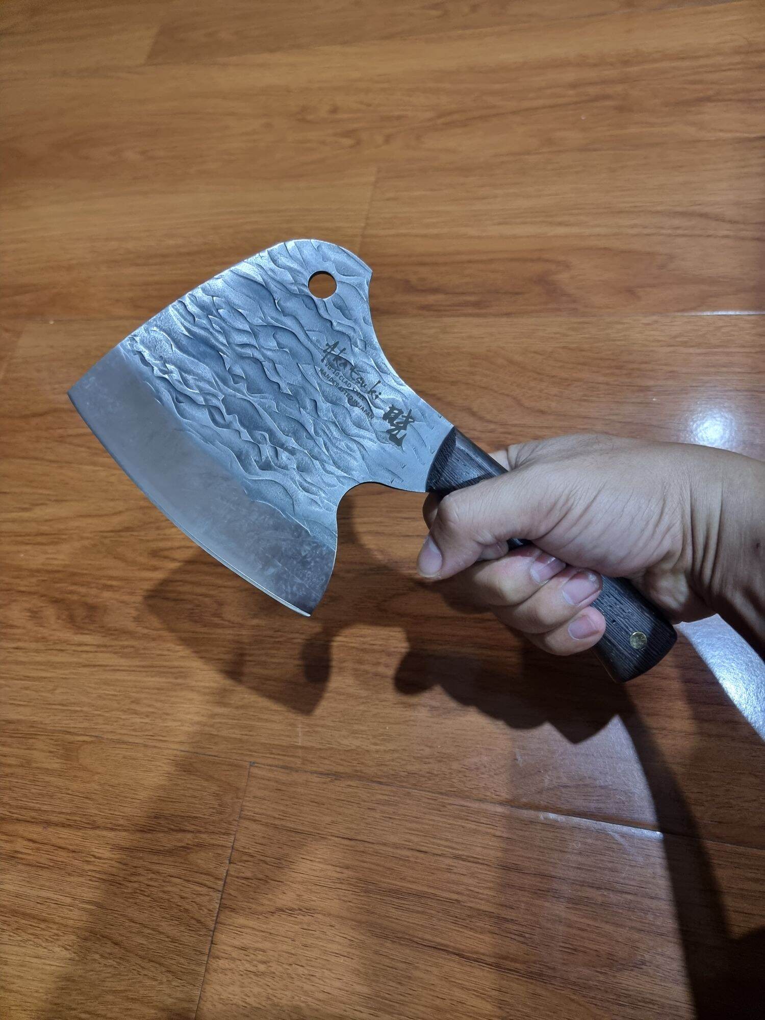 Rìu chặt xương gà vịt Akatsuki, hàng Nhật bãi 99%