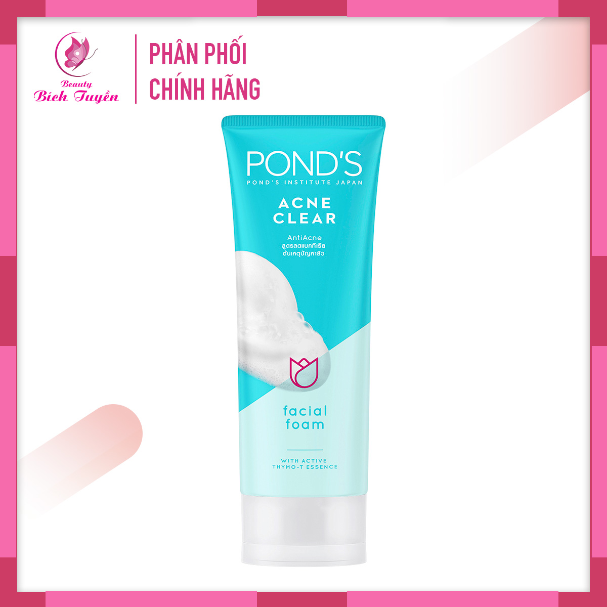 Sữa Rửa Mặt Sáng Da Ngừa Mụn POND'S ACNE CLEAR
