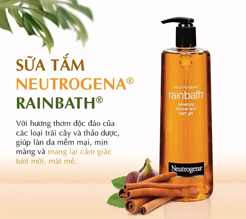 Sữa tắm Neutrogena Rainbath Refreshing shower & bath gel - HSD: 09/2025