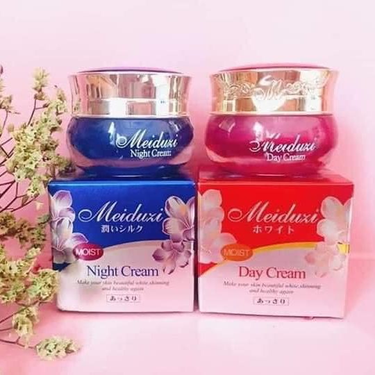 [chính hãng 100%] Combo Kem Face Ngày và Đêm MEIDUZI Nhật - Kem Face Meiduzi Day Cream Và Kem Face Meiduzi Night Cream