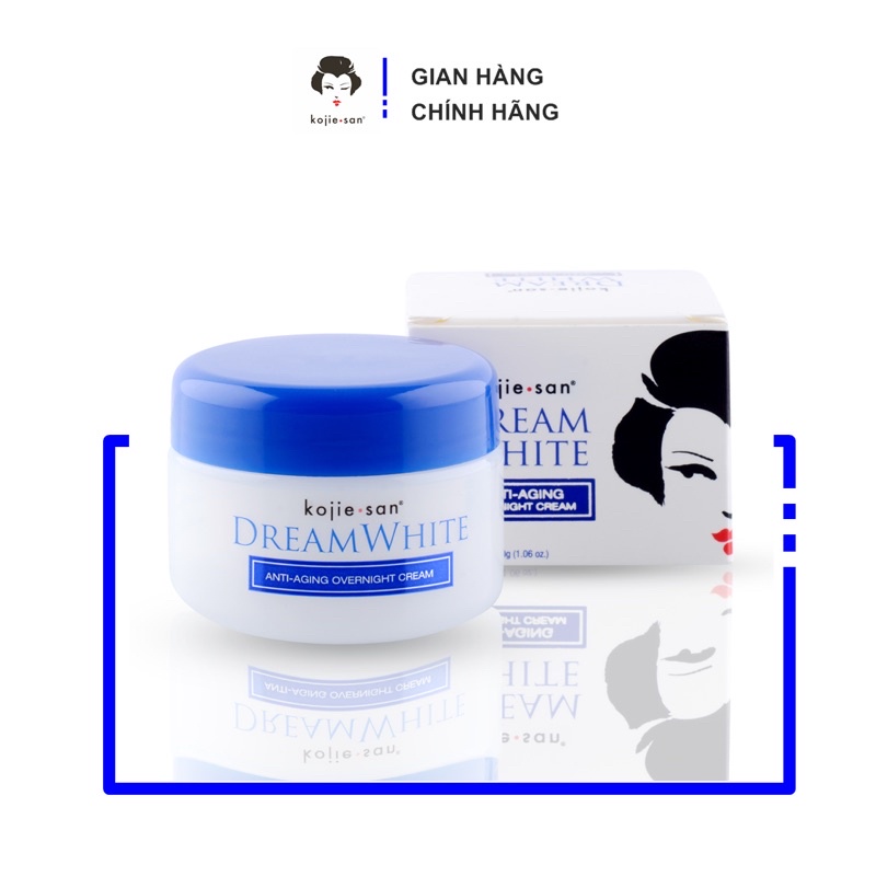 Kem dưỡng trắng da mặt, ngăn ngừa lão hoá ban đêm kojiesan dreamwhite 30g