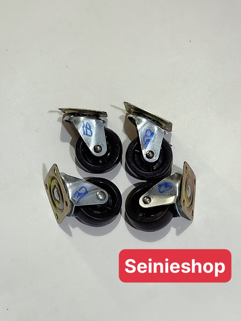 1 cái Bánh xe xoay 360 Vỏ cao su 40mm, 60mm