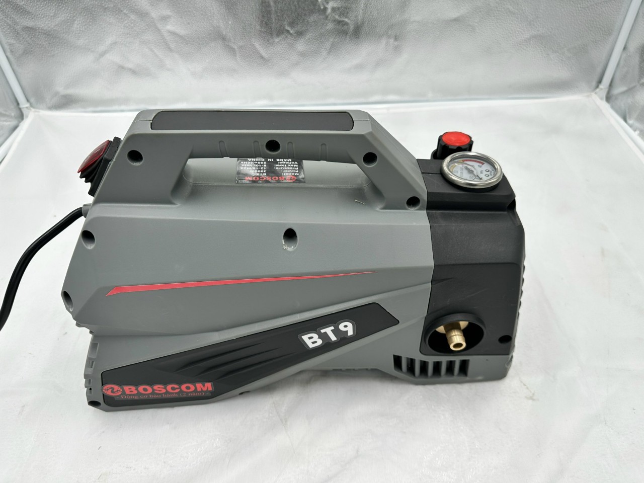 Máy rửa xe chỉnh áp boscom bt9 3000w / thiết kế nhỏ gọn / có chỉnh áp