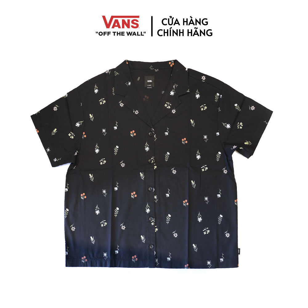 Áo vans micro ditsy woven top vn000450blk