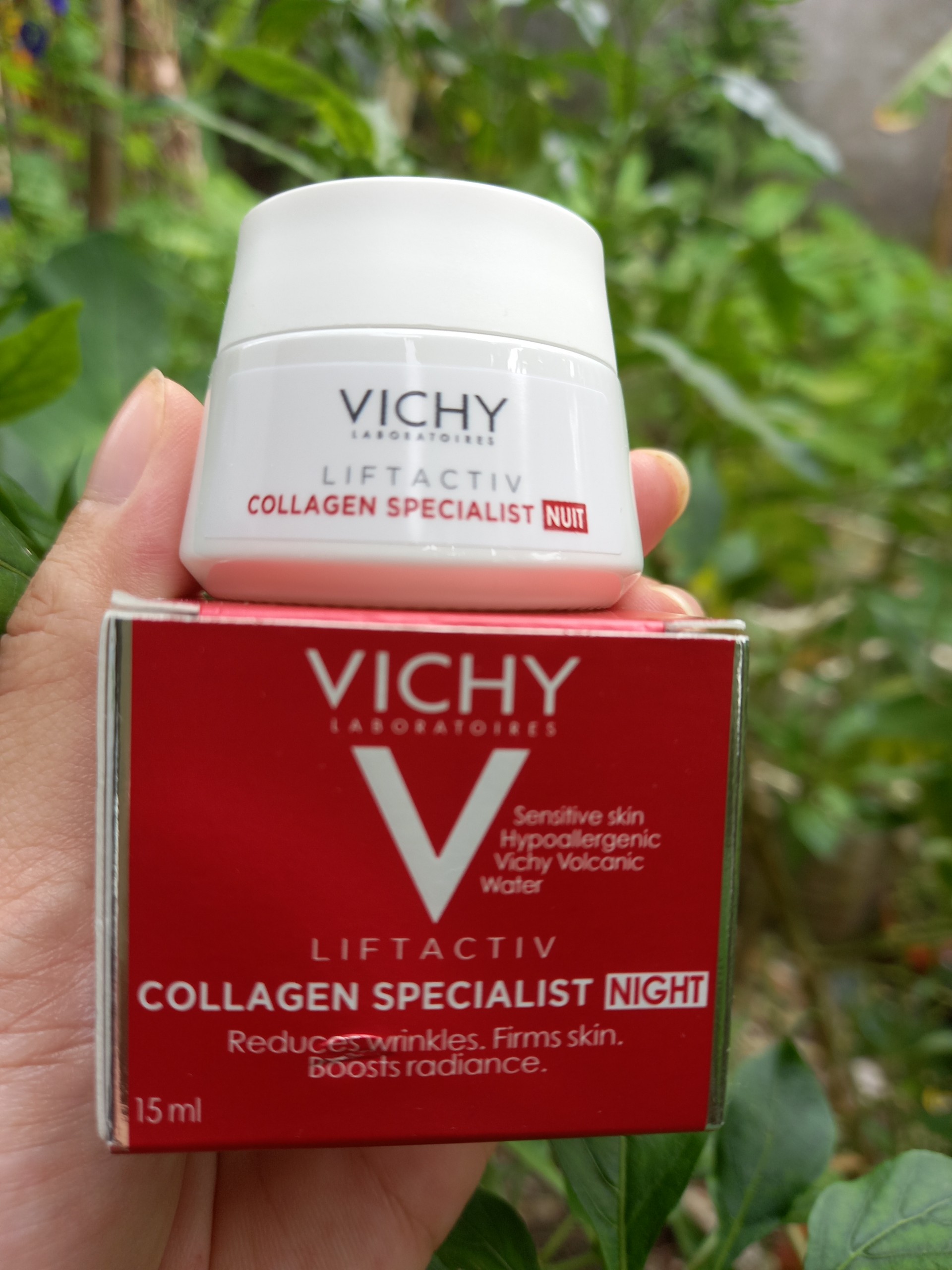 Kem Dưỡng Vichy Làm Sáng & Săn Chắc Da Ban Đêm Liftactiv Collagen Specialist 15ml