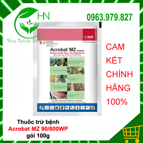 Thuốc trừ bệnh Acrobat MZ 90/600WG - Đặc trị các loại nấm kháng thuốc