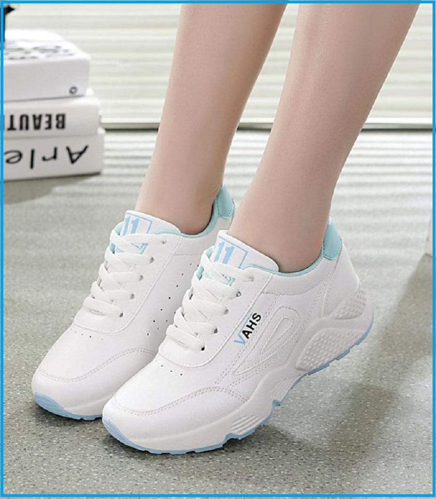 Giày thể thao nữ sneaker mới 2018 - VAHS trắng thể thao Giày nữ rẻ -Verygood Ha Noi
