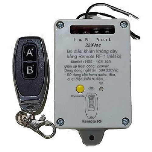 Bộ điều khiển thiết bị từ xa bằng remore rf 30a hes-1ch-30a