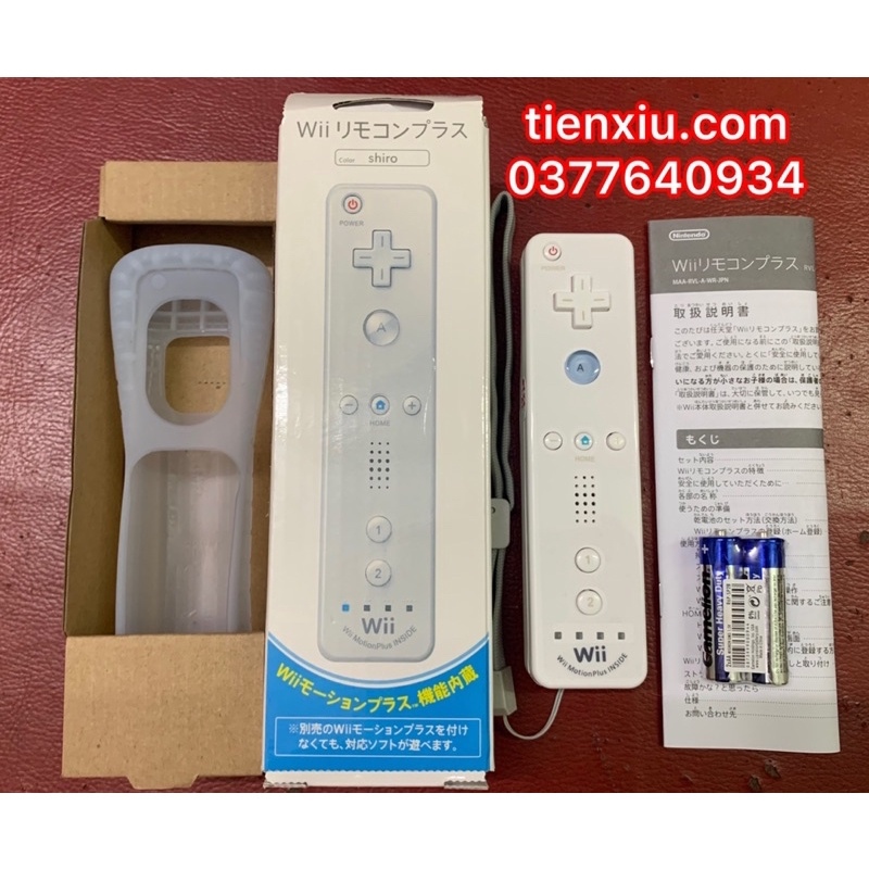 tay cầm wii remote tích hợp motion plus điều khiển dành cho Nintendo Wii