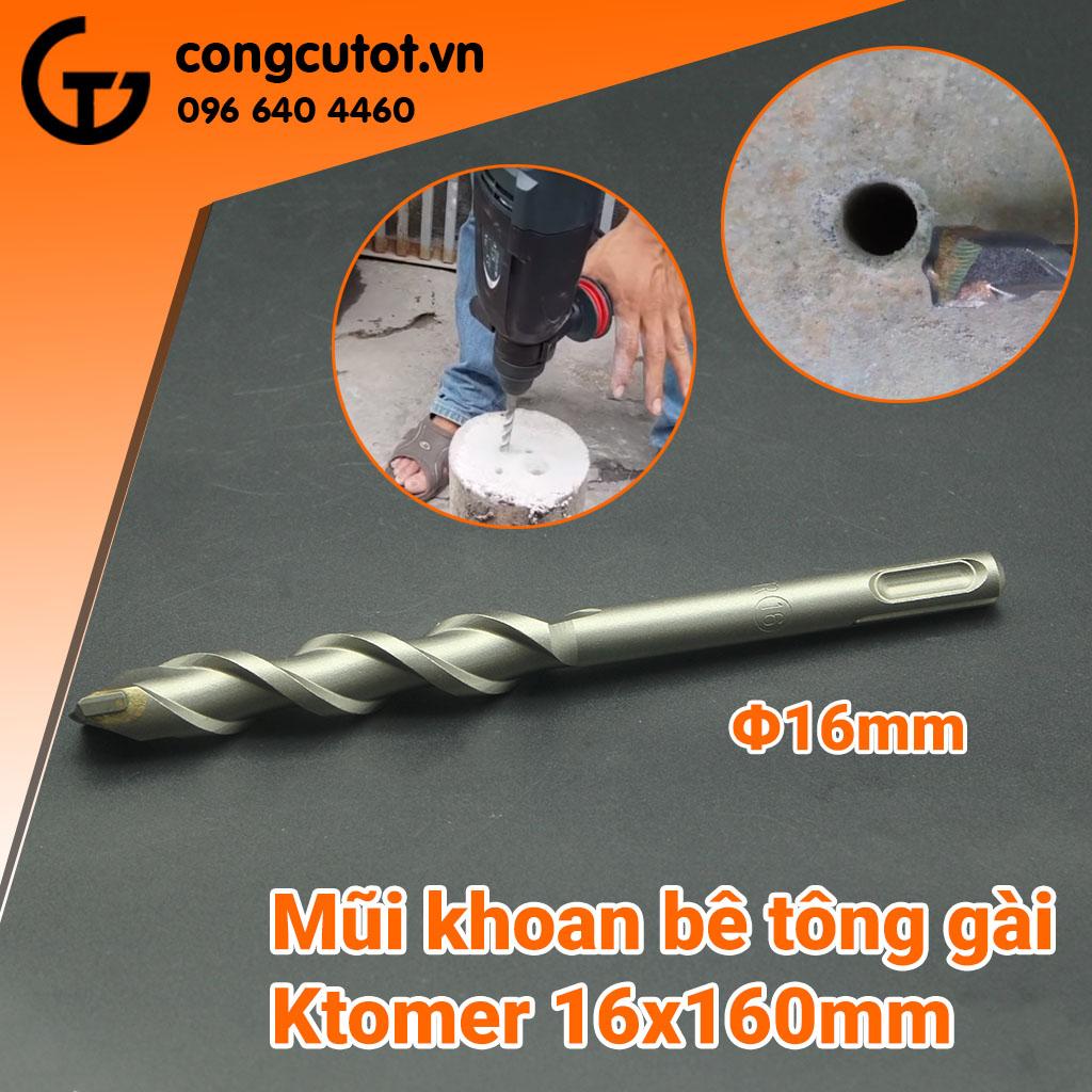 Mũi khoan bê tông gài Ktomer